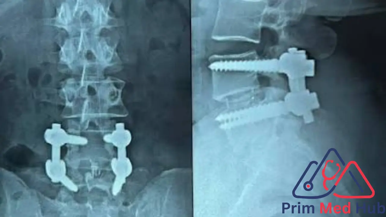 دواعي العملية تثبيت الفقرات القطنيه ونسبة نجاحها - Prim Med